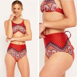 MINKPINK ROSEWATER HIGH WAIST BIKINI BOTTOM & TOP